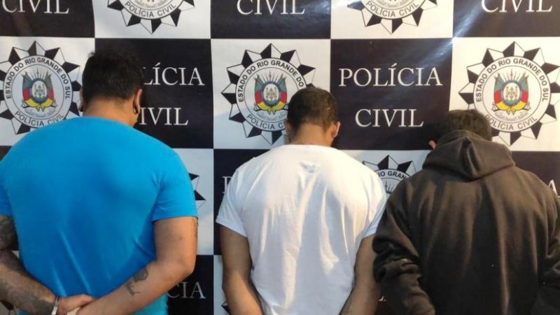 Trio que roubou malote de casa lotérica é preso em Gramado