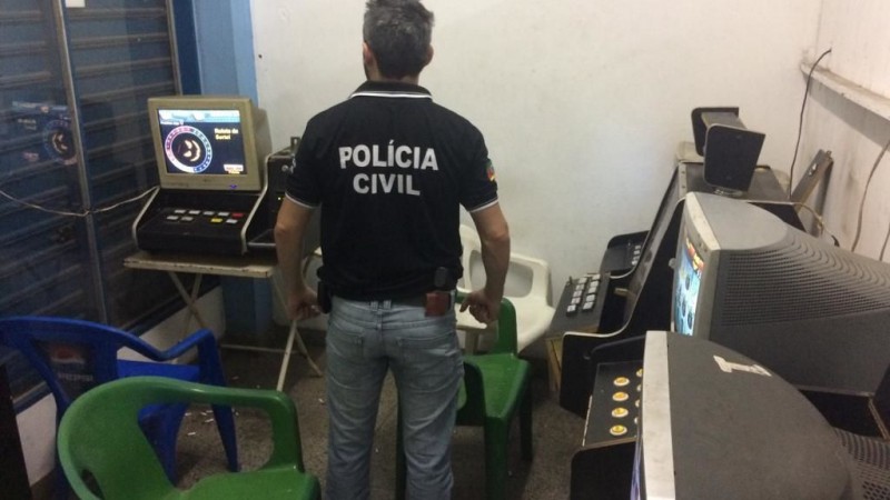 2ª DP de Sapucaia do Sul contravenção jogos de azar -