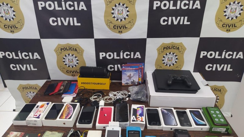 Estelionat&aacute;rio &eacute; preso em flagrante no centro de S&atilde;o Borja