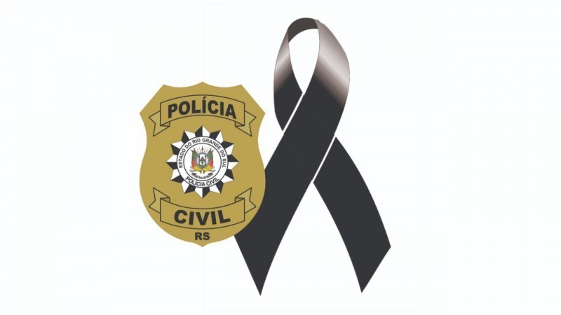 Brasão Polícia Civil em luto 
