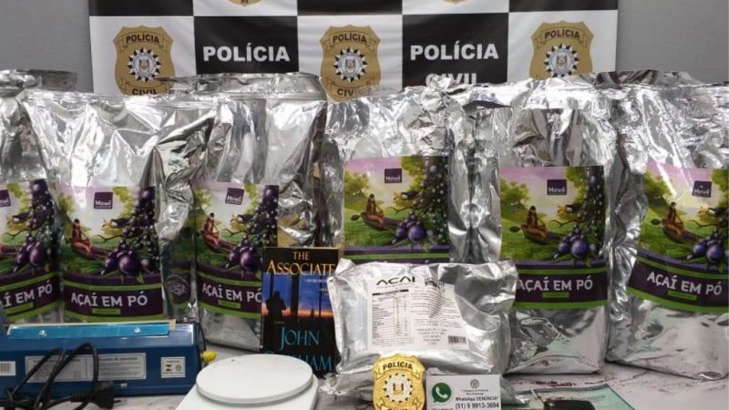 Operação Açaí apreende 26 quilos de cocaína preta no Vale dos Sinos