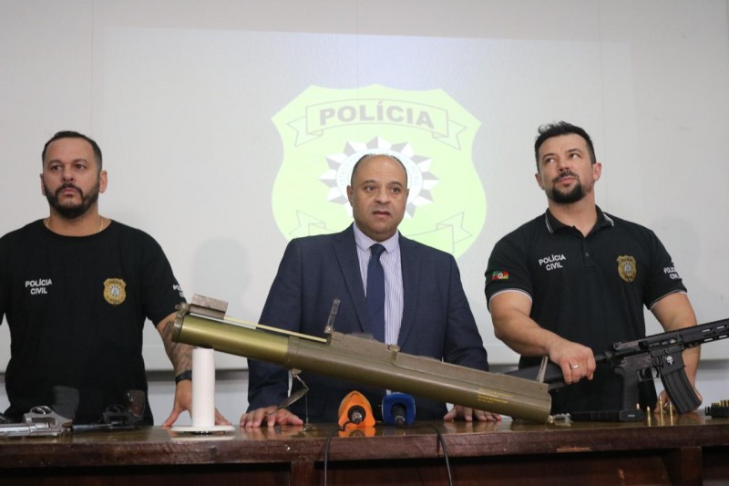 Polícia Civil apreende lança-foguete em depósito de armas na cidade de  Lajeado - Polícia Civil RS