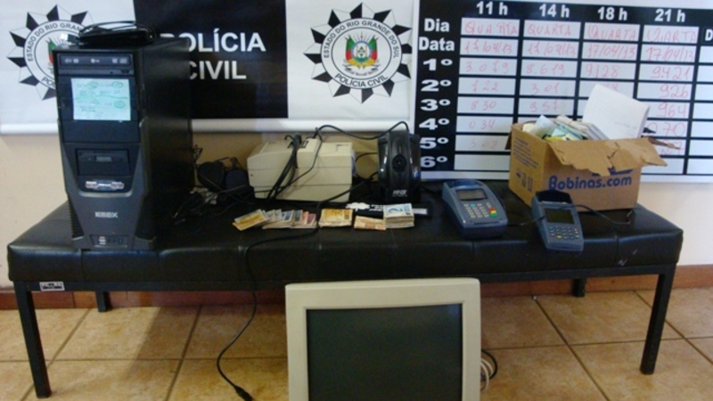 Repressão ao jogo do bicho em Santa Rosa - Polícia Civil RS